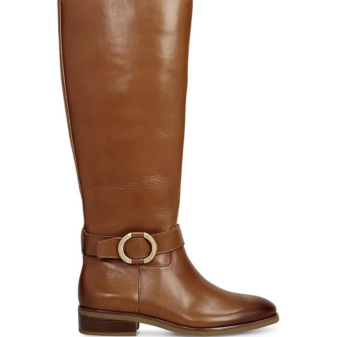 Samtry Block Heel Stacked Heel Knee-High Boots