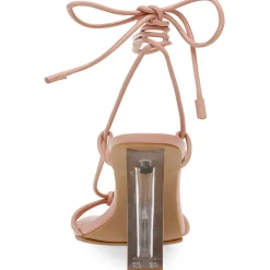 Santeago Faux Leather Strappy Wedge Sandals