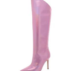 Sarina Patent Pointed Toe Knee-High Boots