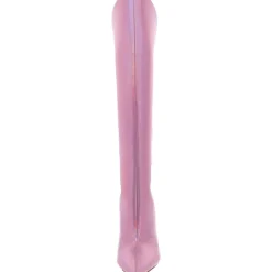 Sarina Patent Pointed Toe Knee-High Boots