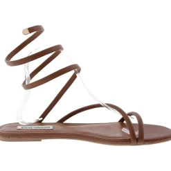 Sarnia Solid Faux Leather Slide Sandals