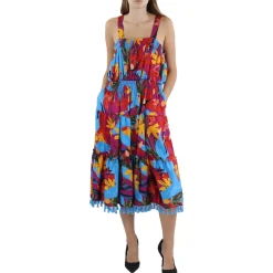 Satin Knee-Length Sundress