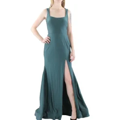 Satin Mermaid Evening Dress