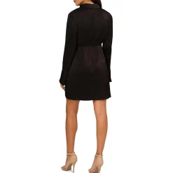 Satin Mini Shirtdress