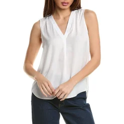 Satin Sleeveless Blouse