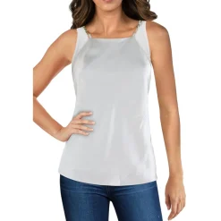 Satin Square Neck Shell