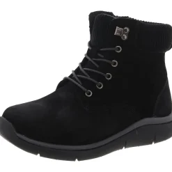 Scarlet Ankle Leather Combat & Lace-up Boots