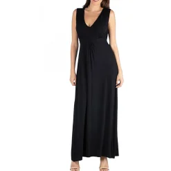 Scoop Neck Long Maxi Dress