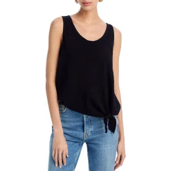 Scoop Neck Side Tie Shell
