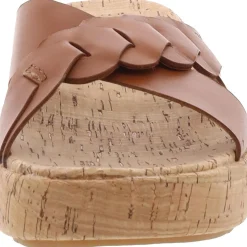 Scotti Slip On Open Toe Platform Sandals