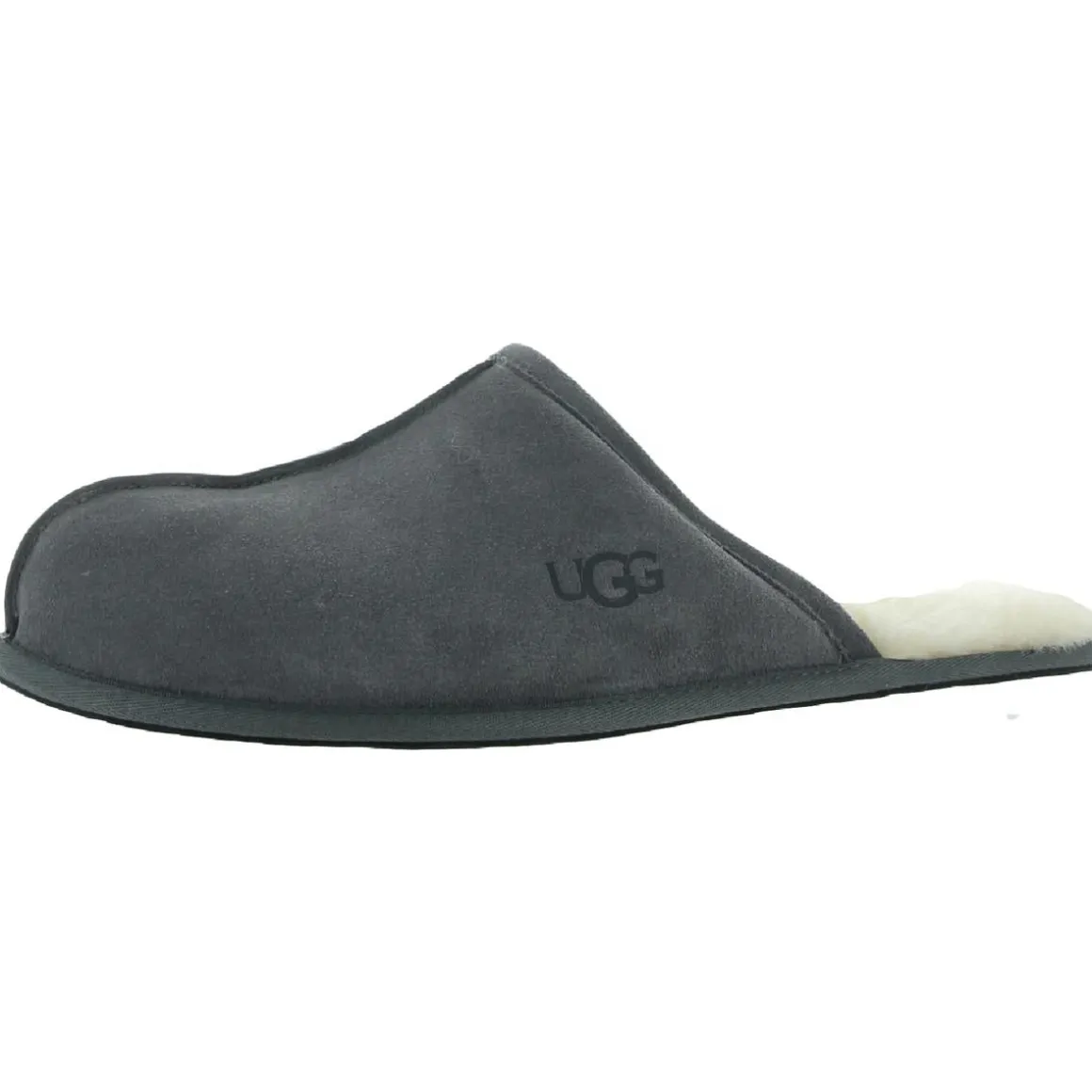 Scuff Suede Sheepskin Lined Cushioned Slide Slippers