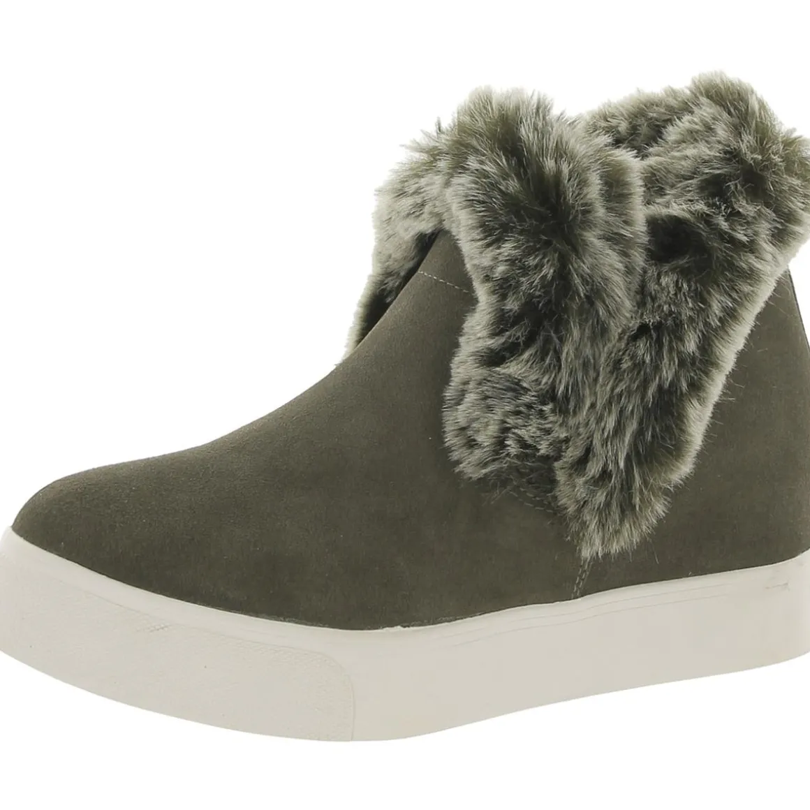 Sean Suede Faux Fur Lined Ankle Boots