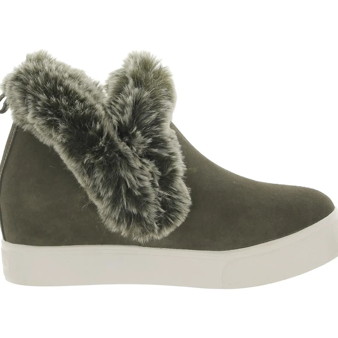 Sean Suede Faux Fur Lined Ankle Boots