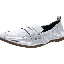 Selipa Faux Leather Metallic Loafers