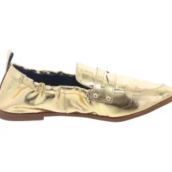Selipa Faux Leather Metallic Loafers