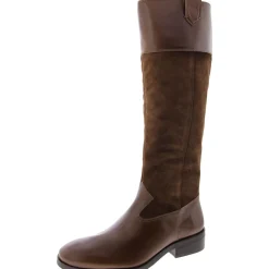 Selpisa Leather Tall Knee-High Boots