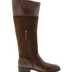 Selpisa Leather Tall Knee-High Boots