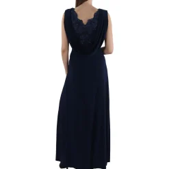 Sequin Embroidered Evening Dress