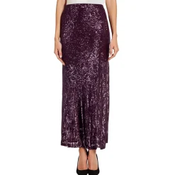 Sequined A-Line Skirt