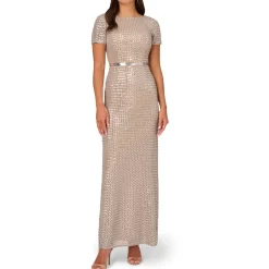 Sequined Evening Dress