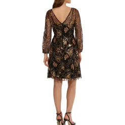 Sequined Above Knee Mini Dress