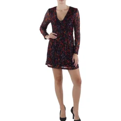 Sequined Above Knee Shift Dress