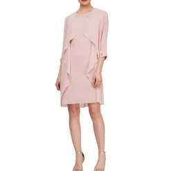 Sequined 2PC Dress With Jacket