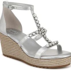 Serena Embellished Wedge Sandals