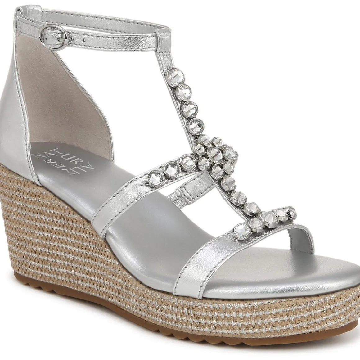 Serena Embellished Wedge Sandals