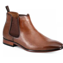 Sesame Faux Leather Slip-On Chelsea Boots