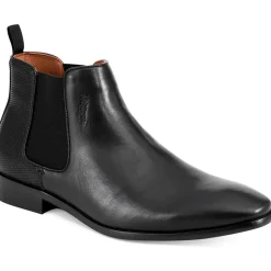 Sesame Faux Leather Slip-On Chelsea Boots