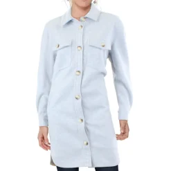 Shacket Long Sleeves Shirt Jacket