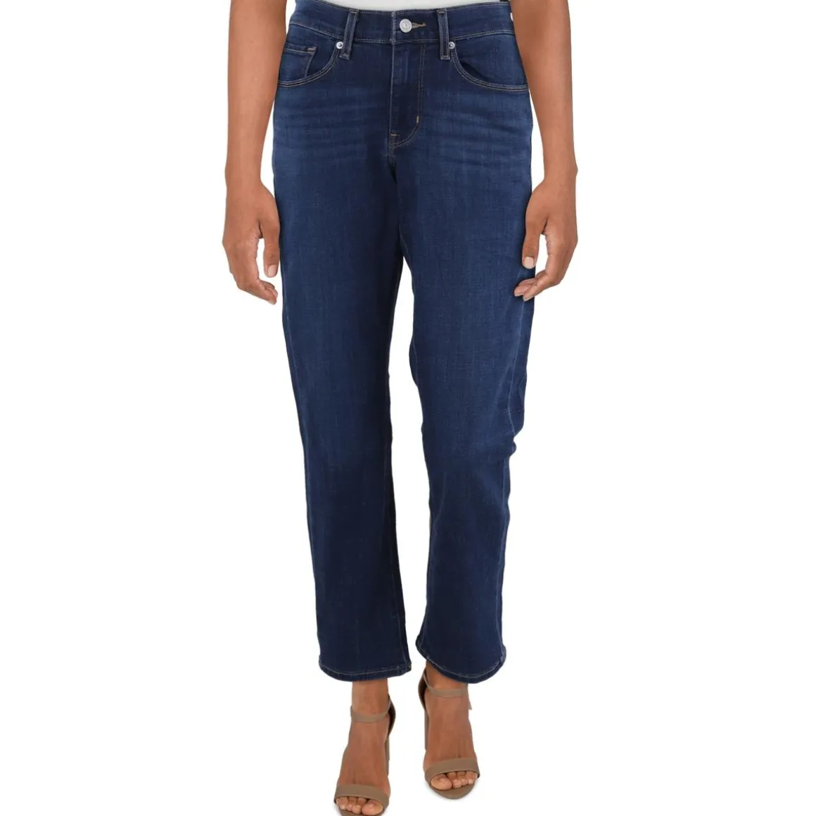 Shaping Denim Straight Leg Jeans