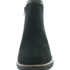 Sharon Heights Suede Almond Toe Ankle Boots