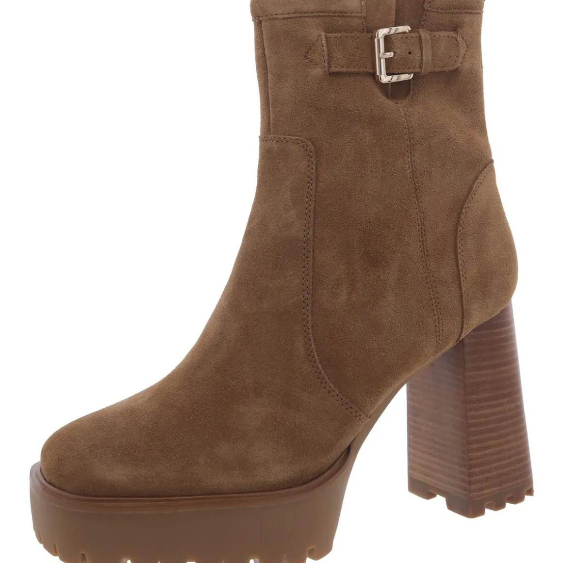 Sharonna Zipper Buckle Ankle Boots