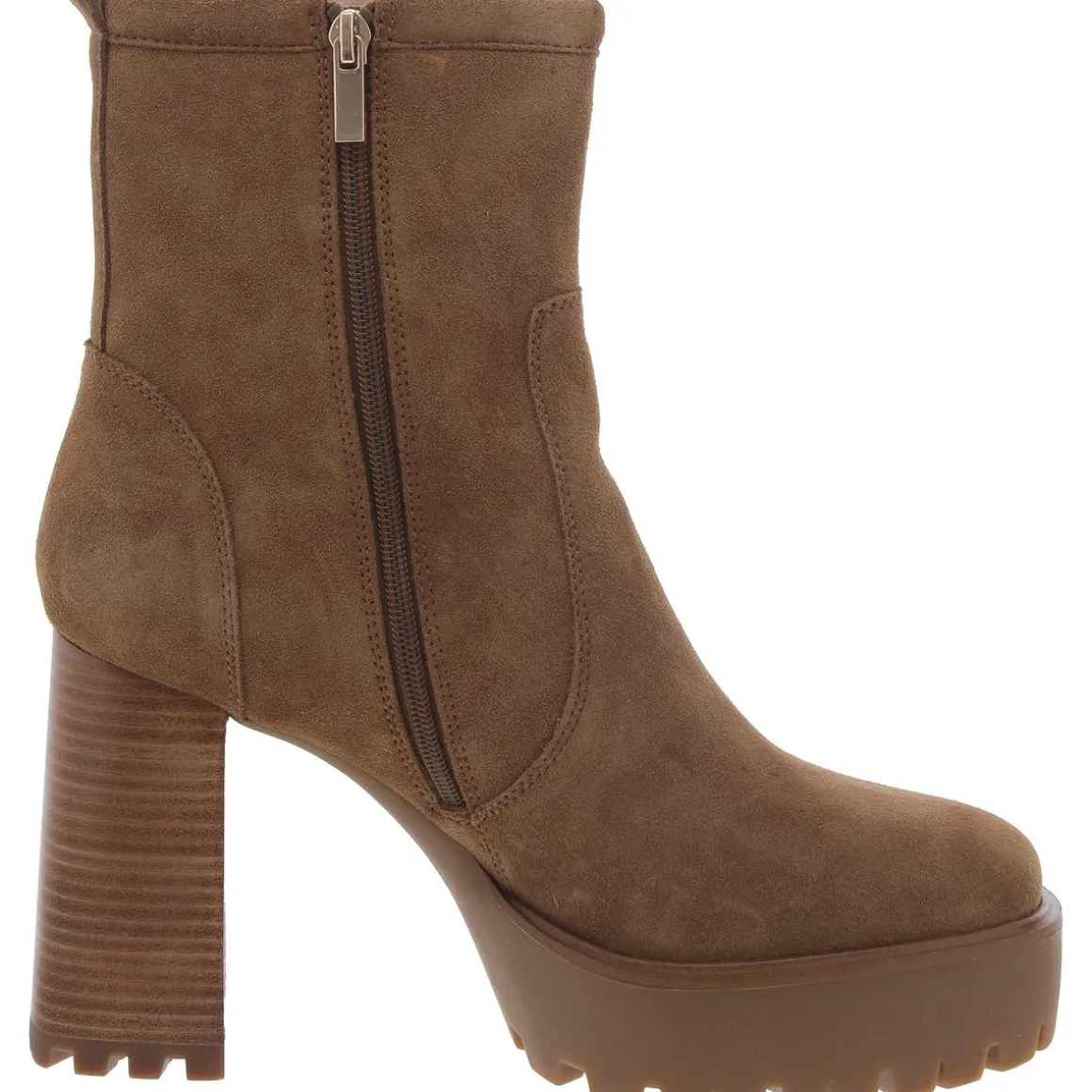 Sharonna Zipper Buckle Ankle Boots