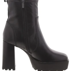 Sharonna Zipper Buckle Ankle Boots