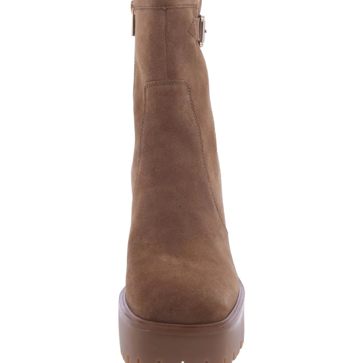 Sharonna Zipper Buckle Ankle Boots