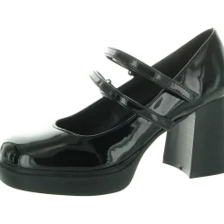 Shasta Adjustable Patent Mary Jane Heels