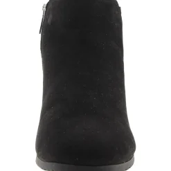 Shea Zipper Faux Suede Ankle Boots