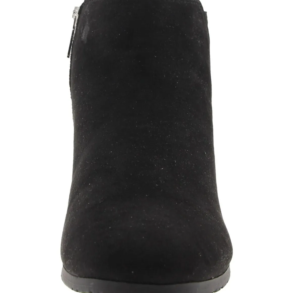 Shea Zipper Faux Suede Ankle Boots