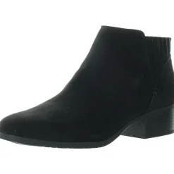 Shea Zipper Faux Suede Ankle Boots
