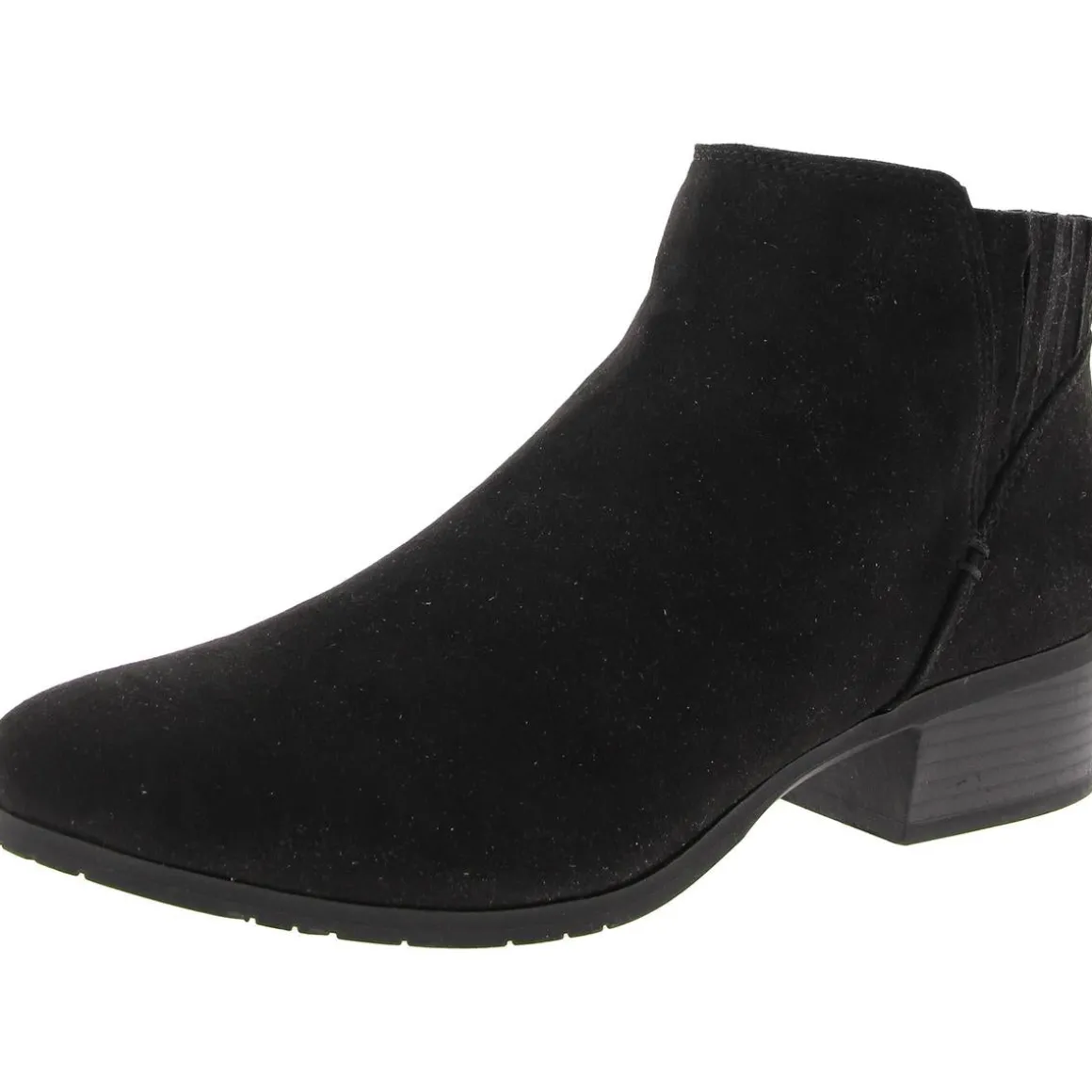 Shea Zipper Faux Suede Ankle Boots