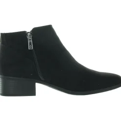 Shea Zipper Faux Suede Ankle Boots