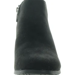 Shea Zipper Faux Suede Ankle Boots