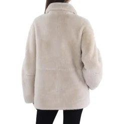 Shearling Midi Walker Coat