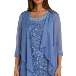 Sheer Lace-Trim Jacket