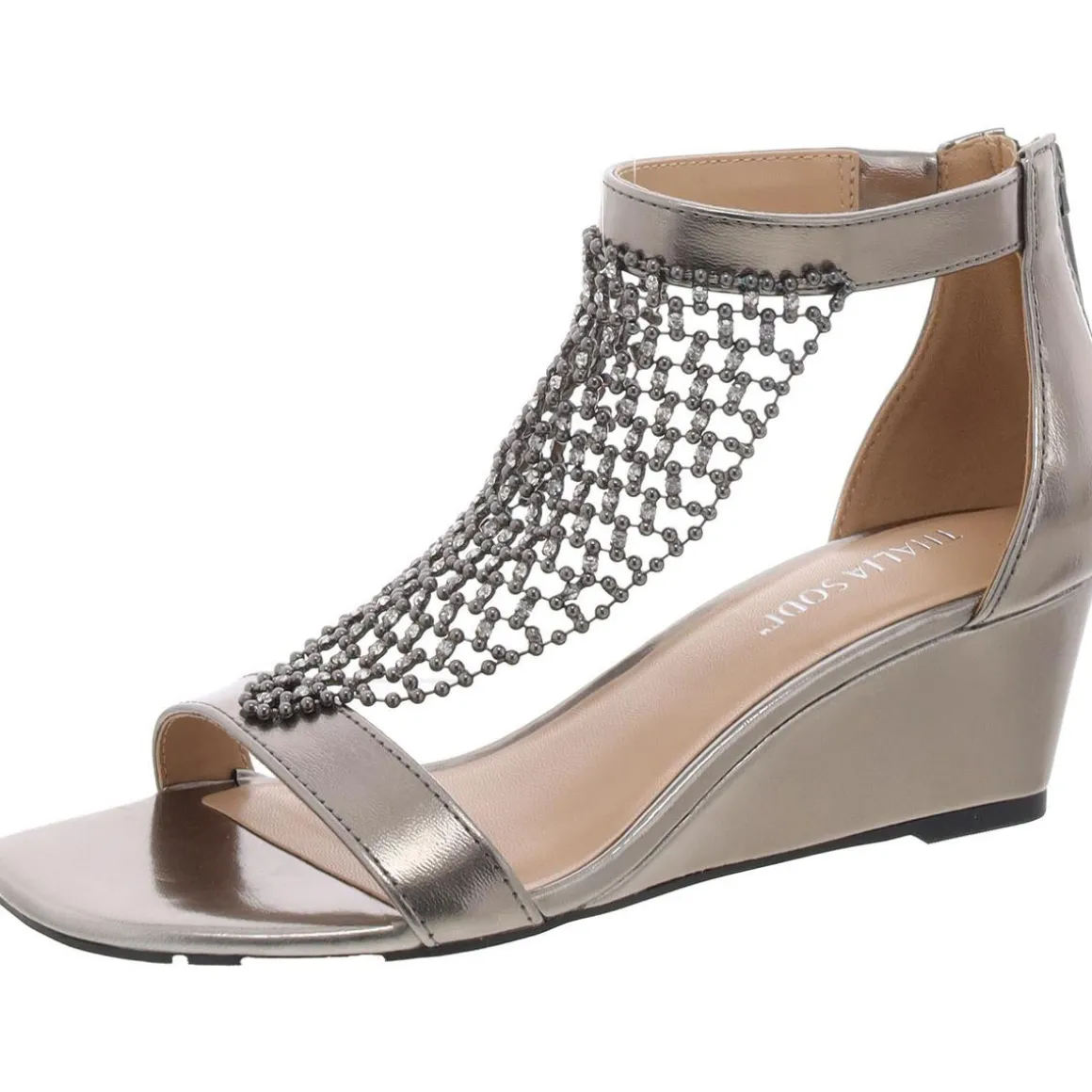 Sheila Leather Cork Wedge Sandals