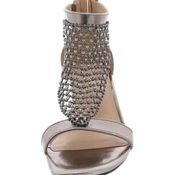 Sheila Leather Cork Wedge Sandals