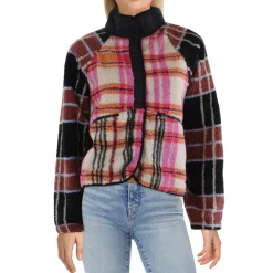 Sherpa Zip Pockets Fleece Jacket